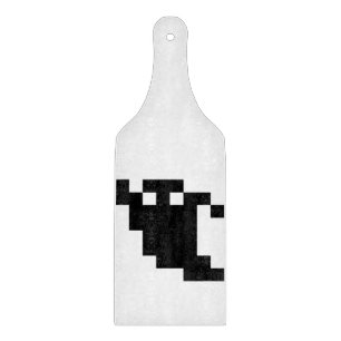 Planche À Découper Ombre fantôme de 8 bits Pixel