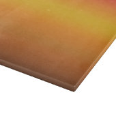 Planche À Découper Ombre jaune rouge orange rouge vibrant (Coin)