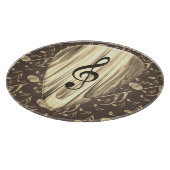 Planche À Découper Onglet de guitare de notes musicales personnalisée (Coin)