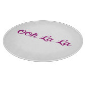 Planche À Découper Ooh La La Script Magenta (Coin)