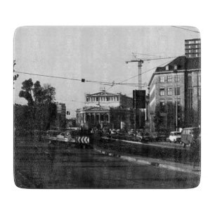 Planche À Découper Opéra de Francfort en Allemagne vintage