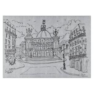 Planche À Découper Opéra de Paris Palais Garnier Paris, France