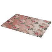 Planche À Découper Or Confetti rose Roses Floral (Coin)