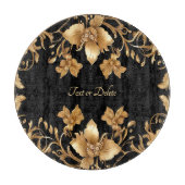 Planche à découper Or Floral (Devant)