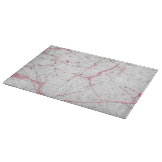 Planche À Découper Or rose et marbre blanc (Coin)