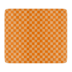 Planche À Découper Orange Combination Checkerboard par Shirley Taylor