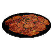 Planche À Découper Orange Fire Rose Cutting Board (Coin)
