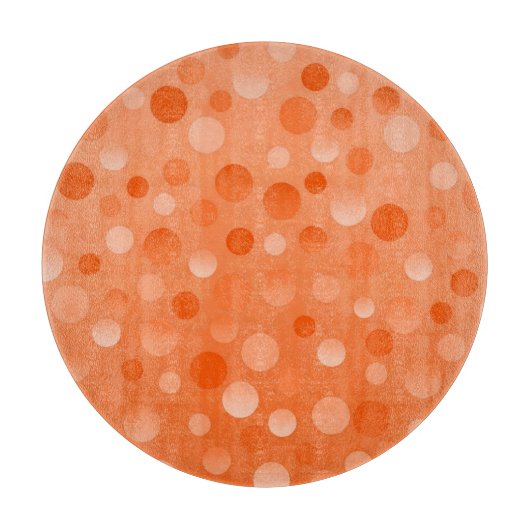 Planche À Découper Orange Fizz rond (Devant)