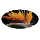 Planche À Découper Orange Oiseau du Paradis Floral Plante (Coin)