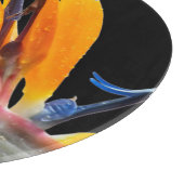 Planche À Découper Orange Oiseau du Paradis Floral Plante (Coin)