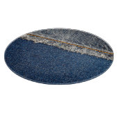 Planche À Découper Orange Stitch, Double Denim Patch. (Coin)