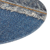 Planche À Découper Orange Stitch, Double Denim Patch. (Coin)