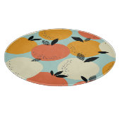 Planche À Découper Oranges Motif : Conception Vibrante sans fil. (Coin)