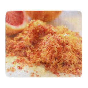 Planche À Découper Oranges sanguines d'agrumes juteux et zeste