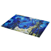 Planche À Découper Orchidées bleues (Coin)