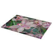 Planche À Découper Orchidées de papillons roses (Coin)
