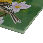 Planche À Découper Orfèvres américains et fleurs de pomme rose (Coin)