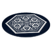 Planche À Découper Oriental Bleu Blanc Ottoman Tracery Art (Coin)