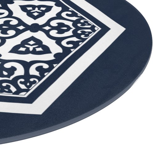 Planche À Découper Oriental Bleu Blanc Ottoman Tracery Art (Coin)