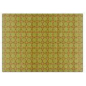 Planche À Découper Oriental Vert Blanc Ottoman Vin Turc Motif (Devant)