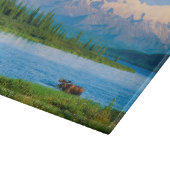 Planche À Découper Orignal dans le lac Wonder (Coin)