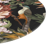 Planche À Découper Ornat Vintages, Roses, Oiseaux. (Coin)