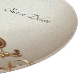 Planche À Découper Ornate Gold Flourish Cutting Board (Coin)