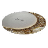 Planche à découper ornée dorée (Coin)