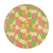 Planche À Découper Ornement avec pommes (Devant)