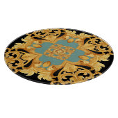 Planche À Découper Ornement baroque doré éléments 3D (Coin)