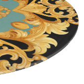 Planche À Découper Ornement baroque doré éléments 3D (Coin)