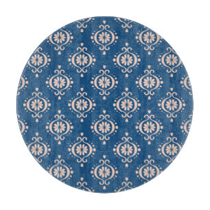 Planche À Découper Ornement damassé Ikat Géométrique