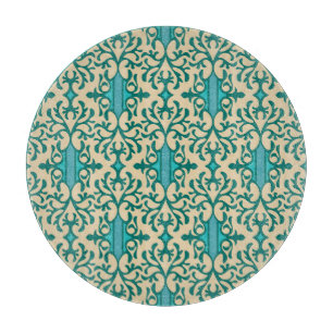 Planche À Découper Ornement floral : Moderne à la mode sans couture