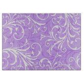 Planche à découper ornementale violette (Devant)