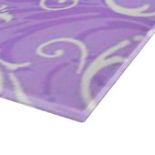 Planche à découper ornementale violette (Coin)