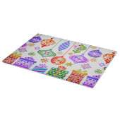 Planche À Découper Ornements de Noël rétro (Coin)