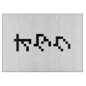 Planche À Découper OTAKU 8 bits Pixel japonais Katakana vertical (Devant)