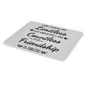 Planche À Découper Our Laughs Are Limitless Friendship Quote (Coin)