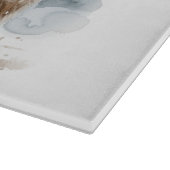 Planche À Découper Ours dans la forêt enneigée (Coin)