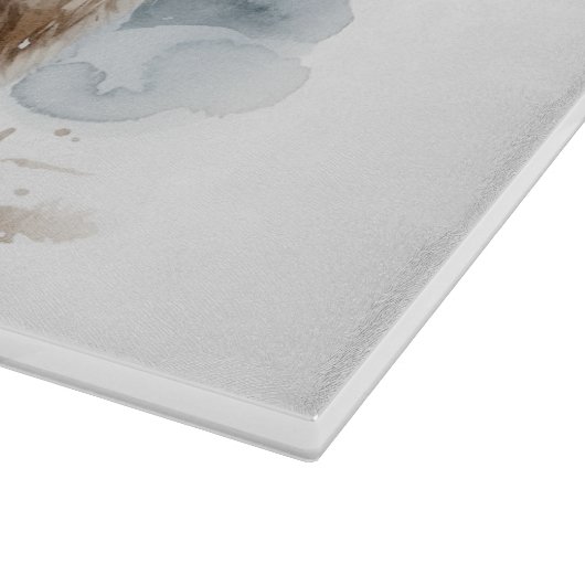 Planche À Découper Ours dans la forêt enneigée (Coin)