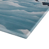 Planche À Découper Ours polaire arctique bleu (Coin)
