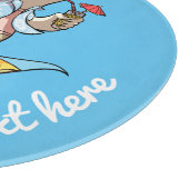 Planche À Découper Ours polaire cool surf avec cocktail Dessin (Coin)