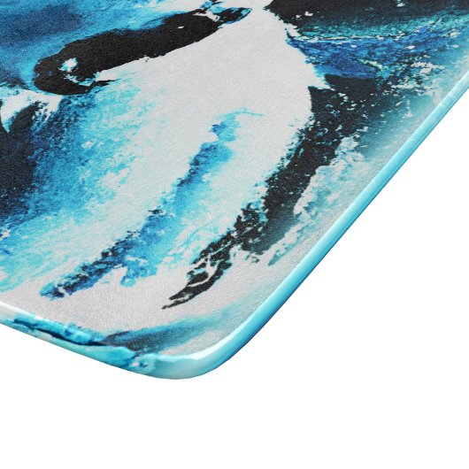 Planche À Découper "Ours Polaire En Colère" Belle Peinture. Commandez (Coin)