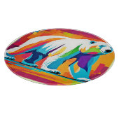Planche À Découper Ours polaire vibrant (Coin)