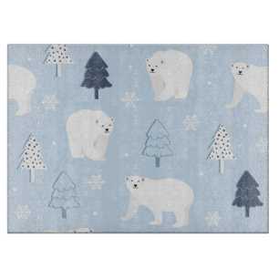 Planche À Découper Ours polaires mignons