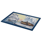 Planche À Découper Ours Polaires, Walrus Et Phoques (Coin)