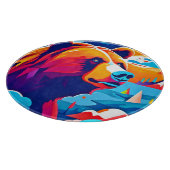 Planche À Découper Ours vibrant, scène au clair de lune (Coin)