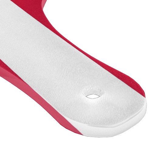 Planche À Découper Pagaie à découper en verre avec drapeau du Danemar (Coin)