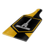 Planche À Découper Pagaie à découper en verre avec le drapeau Baltimo (Coin)