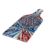 Planche À Découper Pagaie à découper en verre Couleurs françaises (Coin)